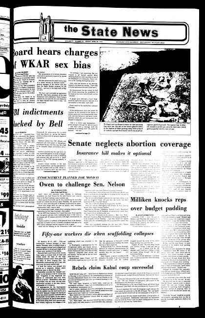 The State news. (1978 April 28)
