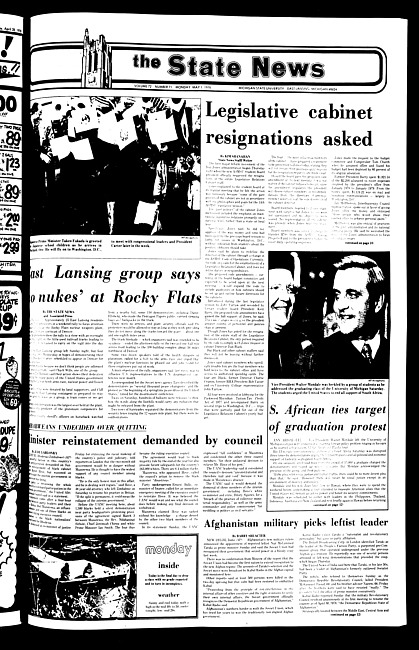 The State news. (1978 May 1)