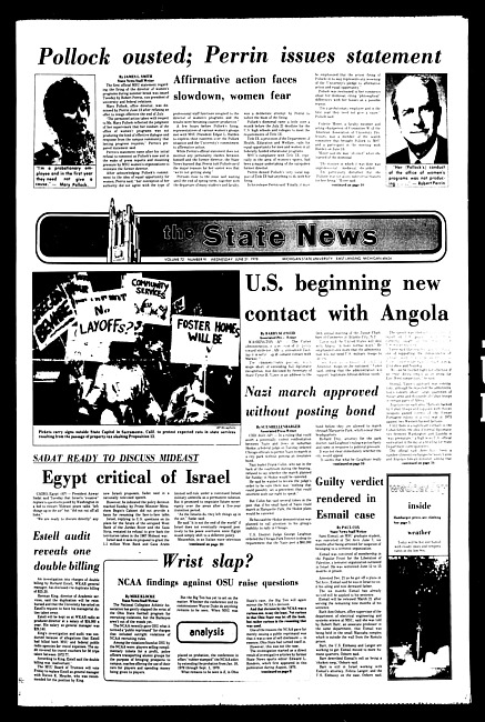 The State news. (1978 June 21)
