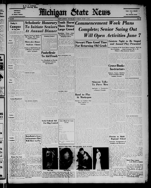 Michigan State news. (1937 June 1)