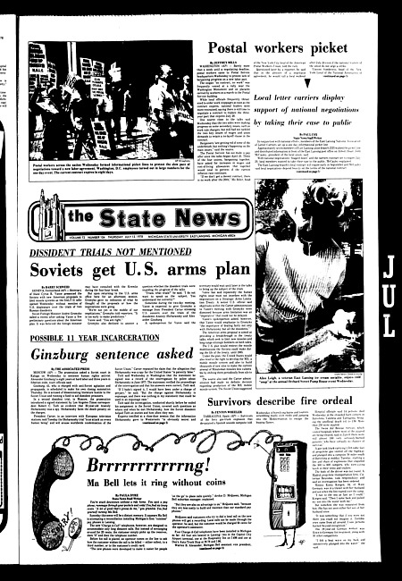 The State news. (1978 July 13)