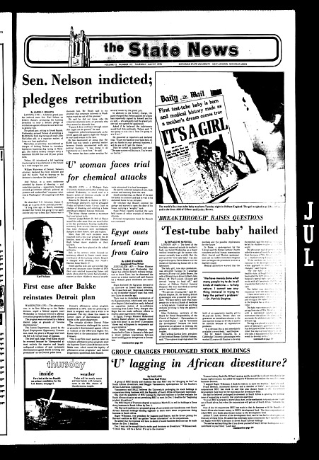 The State news. (1978 July 27)