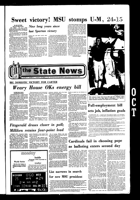 The State news. (1978 October 16)