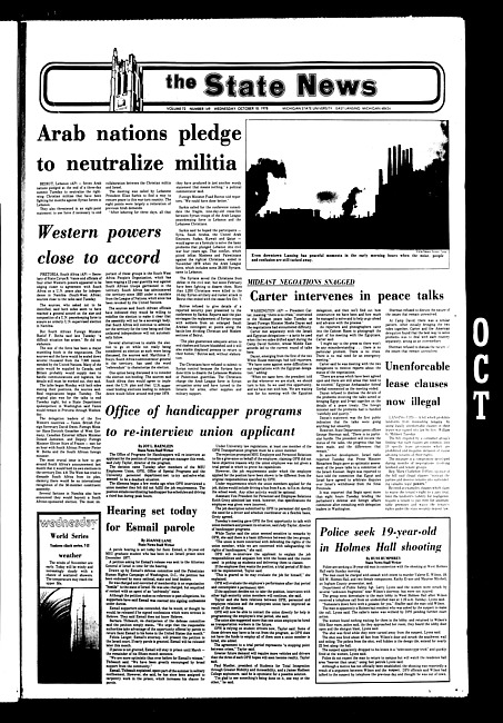 The State news. (1978 October 18)