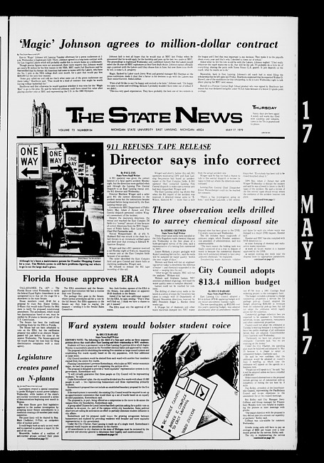 The State news. (1979 May 17)