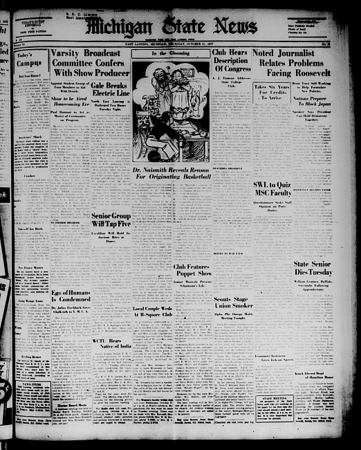 Michigan State news. (1937 October 21)