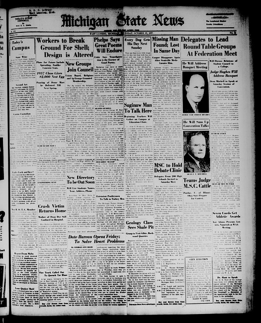 Michigan State news. (1937 October 28)
