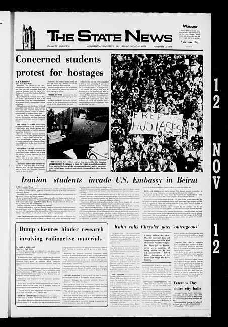 The State news. (1979 November 12)