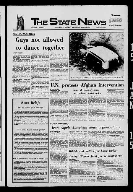 The State news. (1980 January 15)