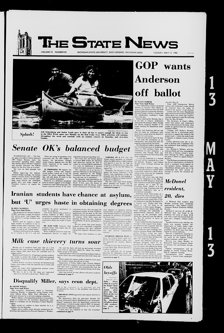 The State news. (1980 May 13)