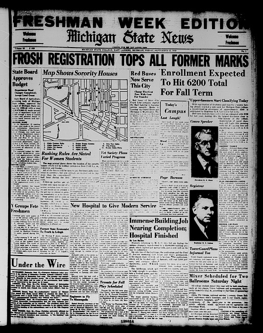 Michigan State news. (1939 September 22)