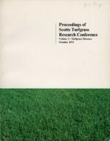 Proceedings of Scotts Turfgrass Research Conference. Vol. 2. Turfgrass Diseases