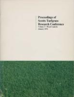 Proceedings of Scotts Turfgrass Research Conference. Vol. 3. Weed Controls