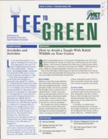 Tee to green. Vol. 22 no. 7 (1992 September/October)