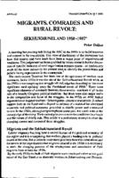 Migrants, comrades and rural revolt : Sekhukhuneland 1950-1987