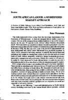South African labour : a modernised Marxist approach