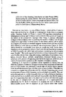 Book review : Restructuring the labour market by Guy Standing, John Sender & John Weeks, and Against the current by Jeremy Baskin