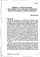 Fishing in a sea of sharks : reconstruction and development in the South African fishing industry