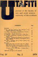 Cover, publication data, table of contents