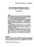 State, pastoralists and education in Tanzania : how can conflicts and tensions be resolved?