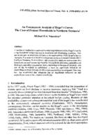 An econometric analysis of Engel's Curve : the case of peasant households in Northern Tanzania