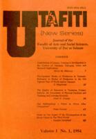 Utafiti (New Series) : Journal of the Faculty of Arts and Social Sciences, University of Dar es Salaam